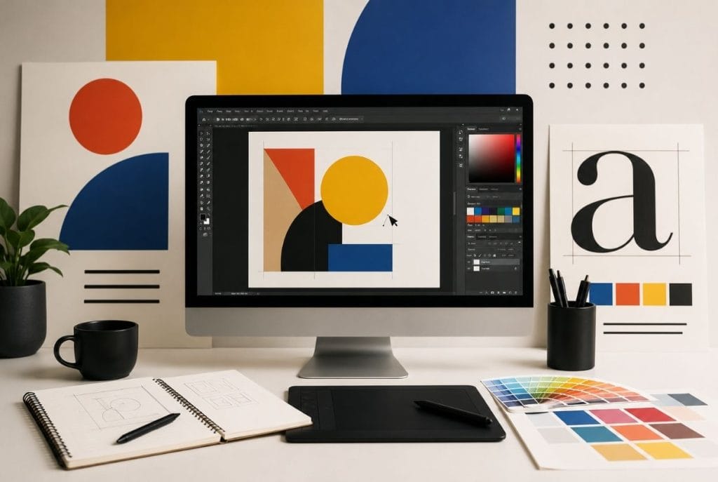 Design graphique : définition, types et logiciels
